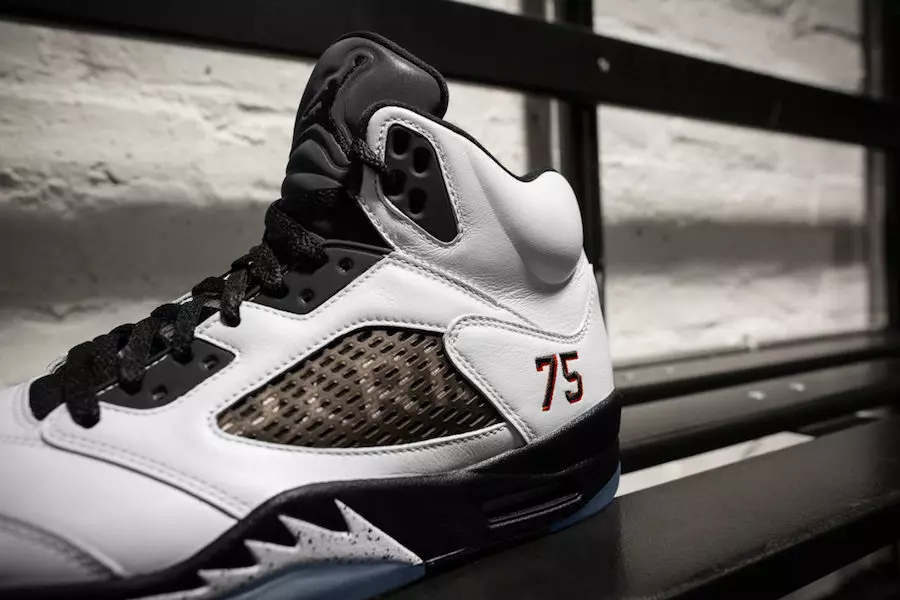 Air Jordan 5 PSG პარი სენ-ჟერმენი თეთრი მეგობრების ოჯახი