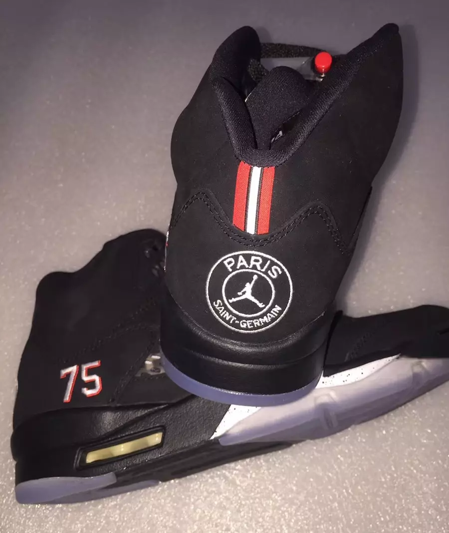 Paris Air Jordan 5 PSG Heel