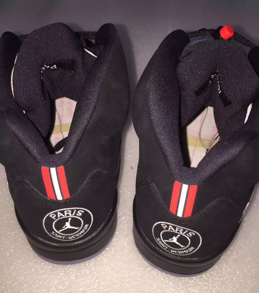 Paris Air Jordan Visigino 5 vya PSG