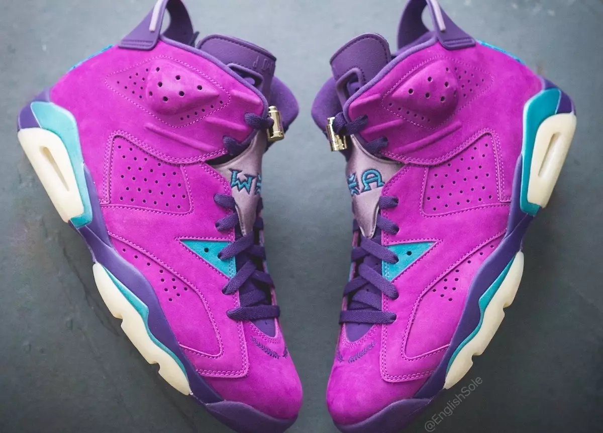 نظرة مفصلة على Air Jordan 6