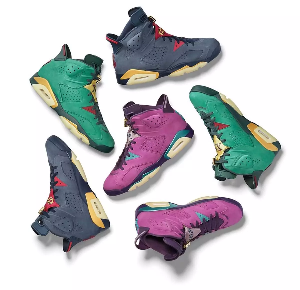 Air Jordan 6 Fraternity 2021 PE-samling