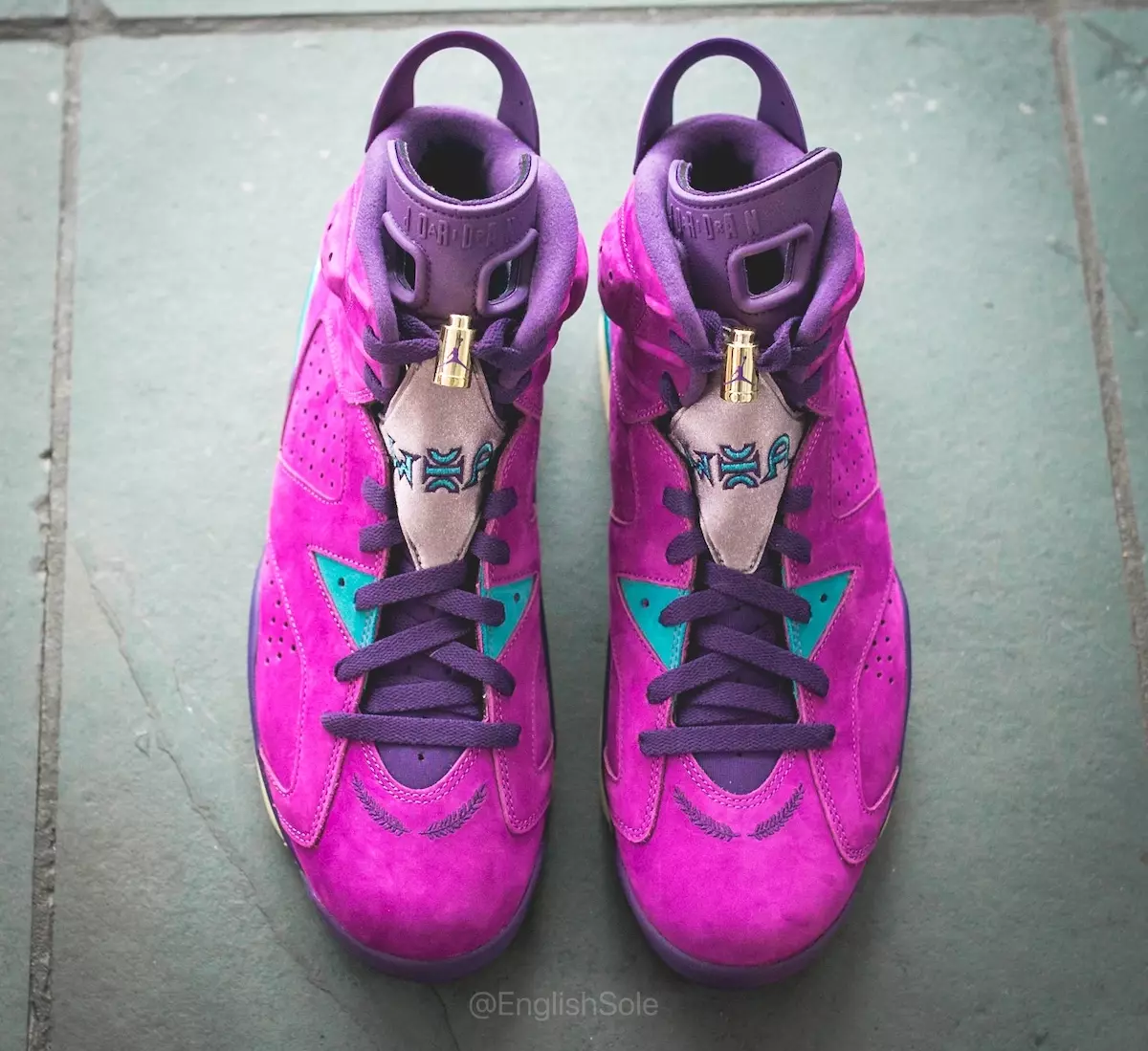 Air Jordan 6 Fraternity 2021 PE Purple