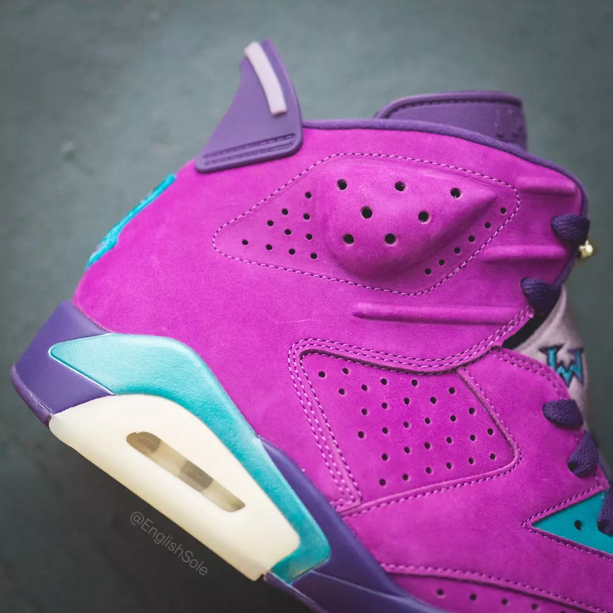 Air Jordan 6 Fraternity 2021 PE Purple